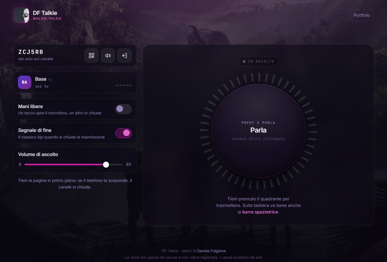 Trasforma il tuo telefono in un Walkie-Talkie!