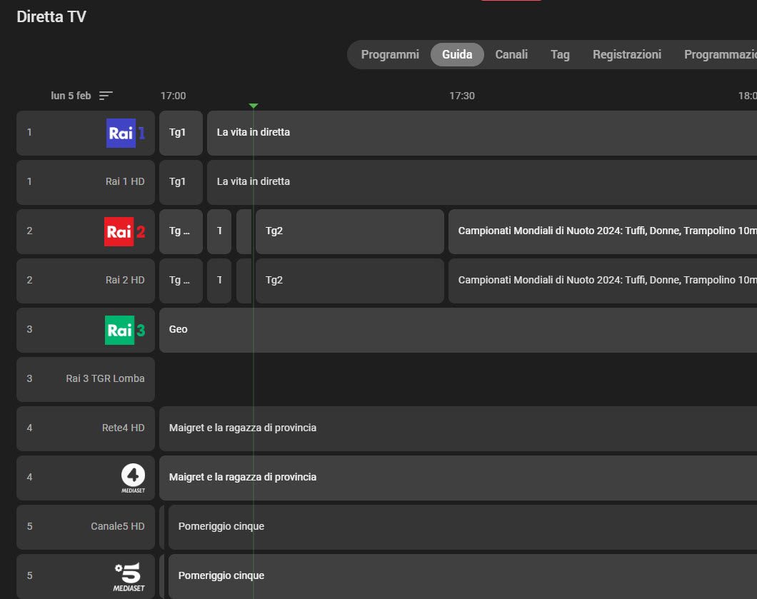 La mia lista: un link, una guida TV. Addio a tante liste e tanti EPG