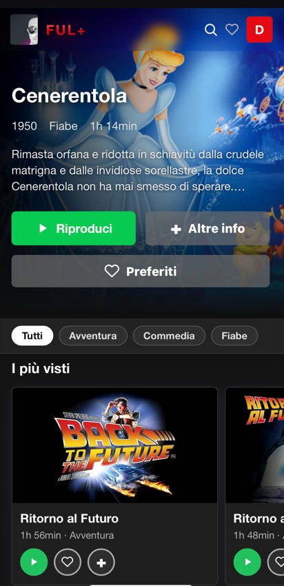 Fulgione+ su mobile &mdash; categoria